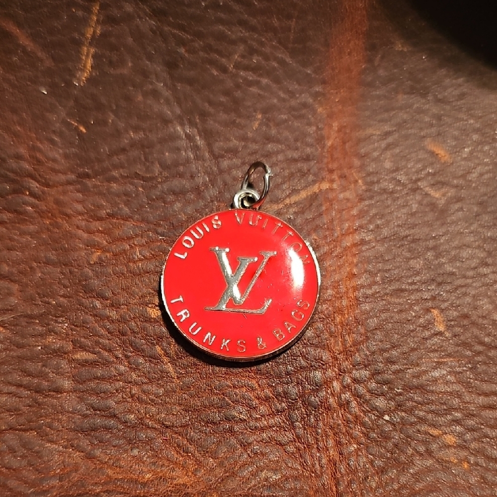 Authentic 'Upcycled' Louis Vuitton Red Trunks & Bags Charm